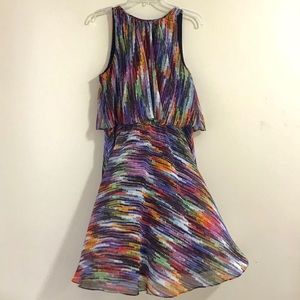 Maggy London Multi Color Faux Top Dress